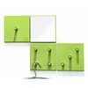 Image de Lot De 4 Patères En Métal "laqué" 15cm Vert