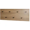 Image de Patère Murale Double "miranda" 80cm Chêne Foncé & Noir