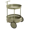 Image de Desserte de Cuisine Ronde Postres 62cm Vert