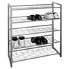 Image de Range-chaussures 5 Niveaux "plase" 106cm Argent