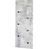 Image de Patère Murale 7 Crochets Déco "béton" 80cm Gris