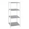 Image de Étagère 4 Niveaux Design "ethan" 103cm Argent