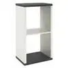 Image de Étagère Design 3 Niveaux "granit" 84cm Blanc