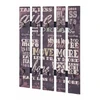 Image de Patère Murale Vintage "give" 100cm Violet