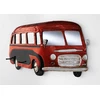 Image de Patère Murale Vintage "bus" 79cm Rouge