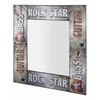 Image de Miroir Mural Vintage "guitare" 74cm Argent