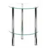 Image de Table D'appoint Ronde Design "eliot" 47cm Transparent