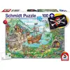 Image de Puzzle Fantastique - - Dans La Baie Aux Pirates - 100 Pieces - Multicolore Et Vert