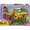 Image de Puzzle - Schmidt Spiele - Mignons Visiteurs Dans La Prairie - 150 Pieces - Des 7 Ans