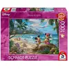 Image de Puzzle 1000 Pièces Disney Minnie & Mickey À Hawaï Toile Papier Mat Coloris Unique 37,3x27,2cm Schmidt Spiele