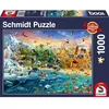 Image de Puzzle Le Monde Des Animaux, 1000 Pcs