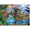 Image de Schmidt Puzzle Panorama Du Monde Animal - Puzzle 1500 Pièces