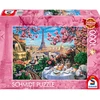 Image de Puzzle 1000 Pièces Breakfast In Paris Carton Premium Rose 69,5x49,3 Cm Schmidt Spiele