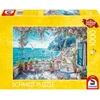 Image de Puzzle 1000 Pièces Terrasse En Bord De Mer Jaune 358x288x272 Mm Schmidt Spiele
