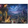 Image de Puzzle adulte - La belle et la bête Danse au clair de la lune - Disney Kinkade - 59484 - 1000 pièces