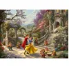 Image de Puzzle 1000 pièces : Thomas Kinkade : Disney Blanche-Neige - Danse avec le prince