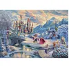 Image de Puzzle 1000 pièces Disney : La Belle et la Bête en hiver