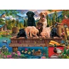 Image de Schmidt Puzzle Dog Family At The Lake - Puzzle 1000 Pièces