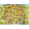 Image de Heye Puzzle African Habitat Animaux 1000 Pièces Funky Zoo Cartoon