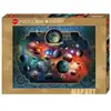 Image de Puzzle 1500 pièces heye map art space world