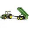 Image de Tracteur John Deere 5115m Profi En Plastique Vert 58,5 Cm Bruder