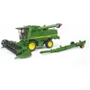 Image de Moissonneuse John Deere T670i BRUDER - Echelle 1:16 - 60 cm - Avec chariot et sachet de grain inclus