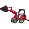 Image de Chargeur compact jouet - BRUDER - Schäffer 2034 - Pelle fonctionnelle - Bras articulé - Plastique - Rouge et noir