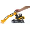 Image de Pelleteuse CATERPILLAR sur roues - BRUDER - 2445 - Echelle 1:16 - 44 cm - Jaune et Noir