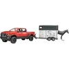 Image de Véhicule Ram 2500 Power Wagon avec van et cheval - BRUDER