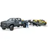 Image de Bruder 02504 - Ram 2500 Power Wagon Et Roadster Bruder Racing Team