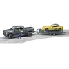 Image de BRUDER - Véhicule RAM 2500 POWER WAGON avec remorque et voiture BRUDER ROADSTER RACING TEAM