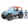 Image de Bruder Jeep Cross Country Racer Bleue Avec Conducteur