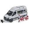 Image de Camping Car Mercedes Benz Sprinter avec campeur et accessoires - Bruder - 02672