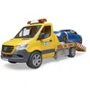 Image de Bruder Mercedes Benz Sprinter Transporteur De Voitures Jouet Avec Lumière Et Son Et Roadster