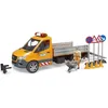 Image de Camion municipal Mercedes Benz Sprinter avec conducteur accessoires et module son et lumière - Bruder