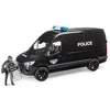 Image de MB Sprinter Forces spéciales de police avec figurine bworld - Échelle 1:16 - Plastique - Alcaline - Autobus - Enfant - Intérieur
