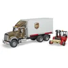 Image de Bruder Camion Mack Granit Ups Avec Tire Palette