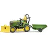 Image de Coffret bworld John Deere tracteur à gazon avec remorque - BRUDER - Pour enfant Garçon