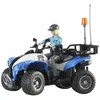 Image de Quad Police Avec Policière Et Accessoires