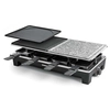 Image de Rommelsbacher Rcs 1350 Raclette 8 Personne(s) 1350 W Noir, Acier Inoxydable