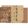 Image de Bloc de papier à motifs - FOLIA - Papier kraft Christmas - 20 feuilles - 21x297 cm - Motifs Noël