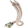 Image de Câble audio - INAKUSTIK - 0030413 - 2x Cinch RCA mâle - Contacts dorés - 3 m