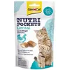 Image de GimCat Nutri Pockets Dental - Friandise croustillante pour chat 60 g anti-tartre faible calories