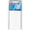 Image de Toile thermocollante blanche 12 x 45 cm - 100% coton sapplique au fer
