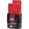 Image de Batterie MILWAUKEE 12V 2Ah Red Li-Ion M12 B2 - 4932430064
