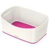Image de Esselte 5257-10-23 Compartiment De Rangement Rectangulaire Acrylonitrile-butadiène-styrène (abs) Rose, Blanc