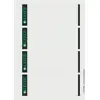 Image de Leitz easyprint étiquettes imprimables pour tranche de classeur à levier - gris 16850085
