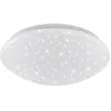 Image de Plafonnier LED BRILO en métal blanc