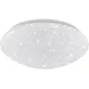 Image de Plafonnier led brilo en métal blanc