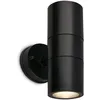 Image de Applique Murale Extérieure Generique Up-and-down Gu10 7w Noir Plastique Abs